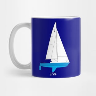 J/24 Sailboat Mug